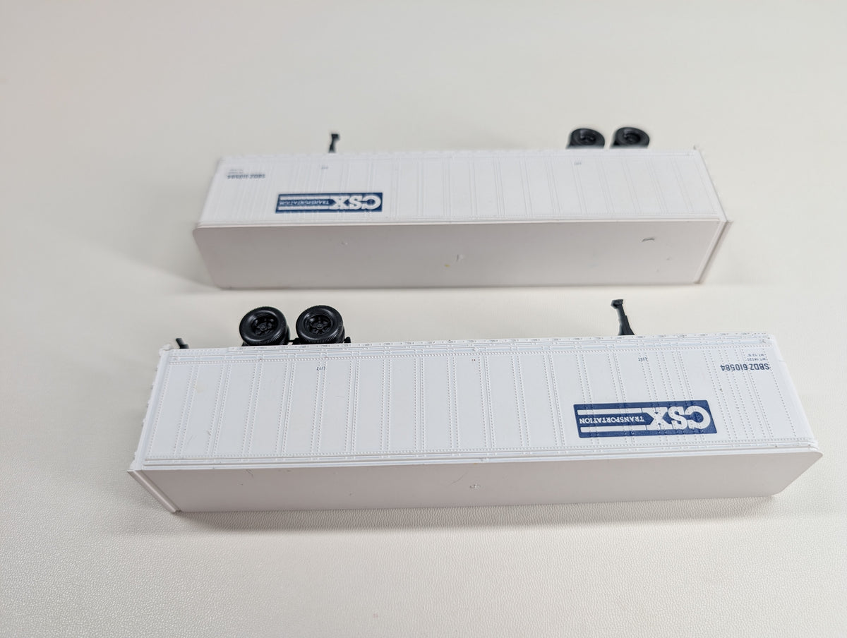 USED Athearn HO Scale Lot of 45' Trailers CSX SBDZ #610584 (2 pcs)