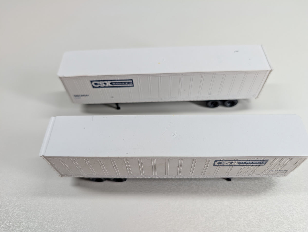 USED Athearn HO Scale Lot of 45' Trailers CSX SBDZ #610584 (2 pcs)