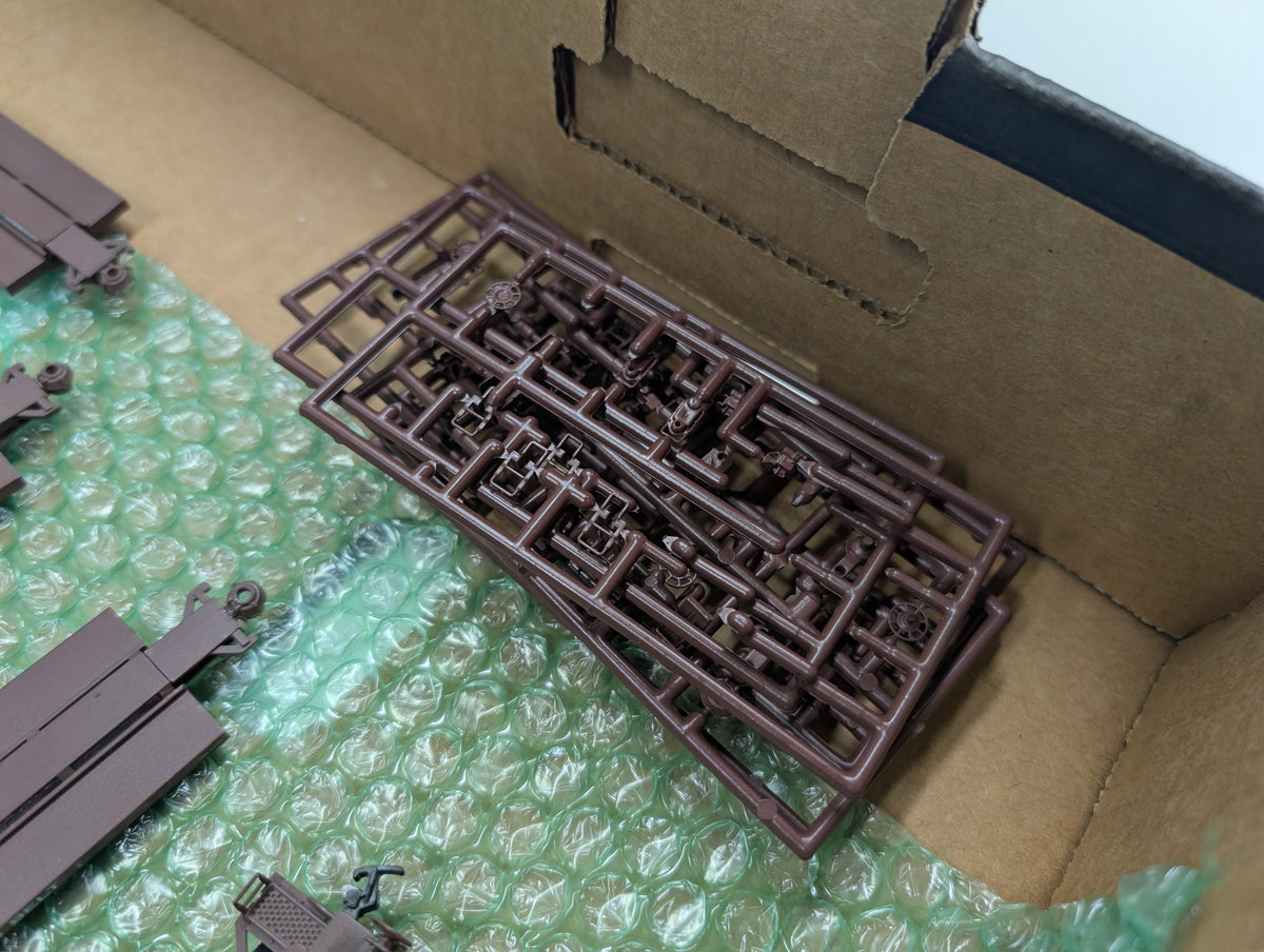 USED Athearn HO Scale Impact Trailer Inter & Ends Cotton Belt SSW #90058 (10 pcs)