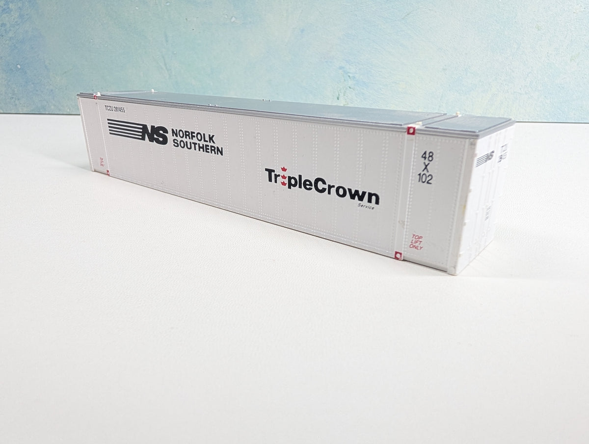USED Con-Cor HO Scale 48' Container Norfolk Southern TCZU #281455 Triple Crown