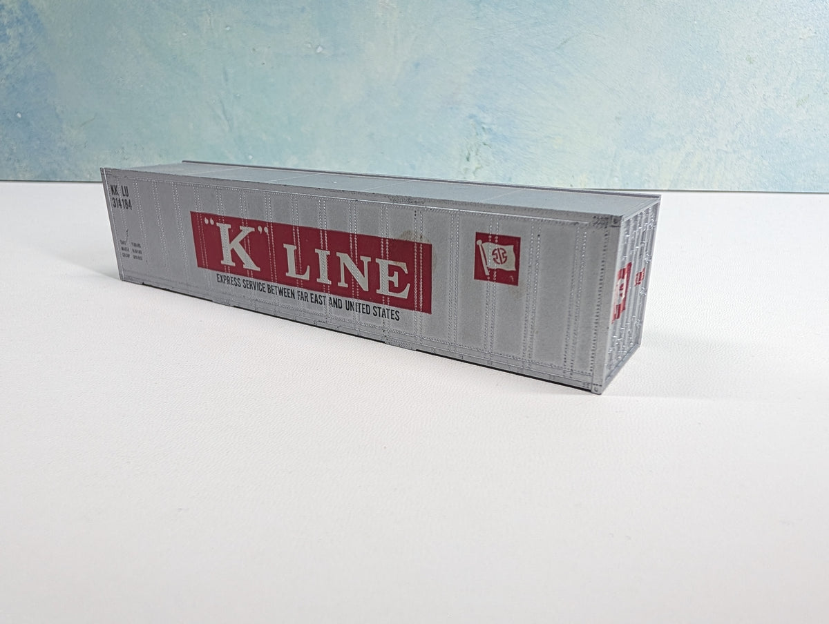 USED HO Scale 40' Container K-Line KKLU #314184