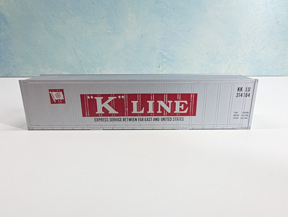 USED HO Scale 40' Container K-Line KKLU #314184