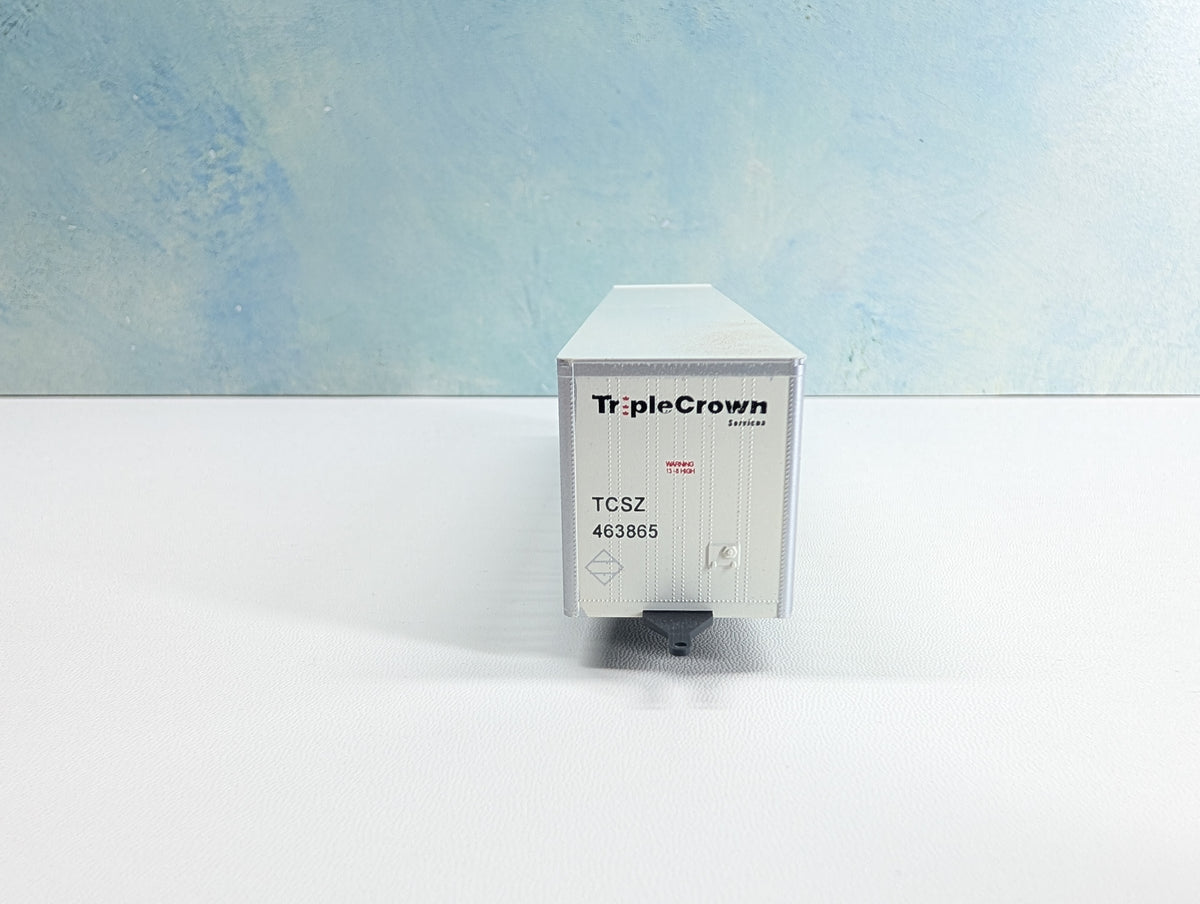 USED Bowser HO Scale 53' Roadrailer Plate Trailer Triple Crown TCSZ #463865 CR/NS