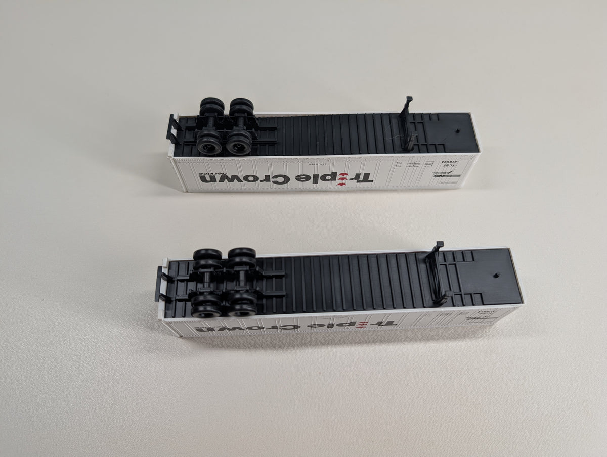 USED Athearn 5604 HO Scale 45' Trailer Triple Crown TCSZ #410023 NS (2 pcs)