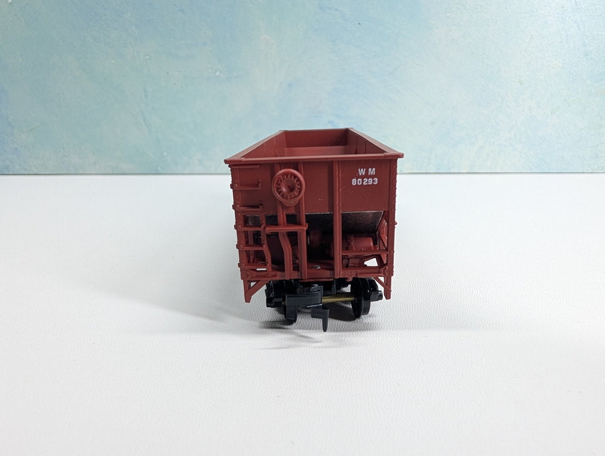 USED Stewart Hobbies HO Scale 3 Bay 70 Ton 14 Panel Hopper Western Maryland WM #80293