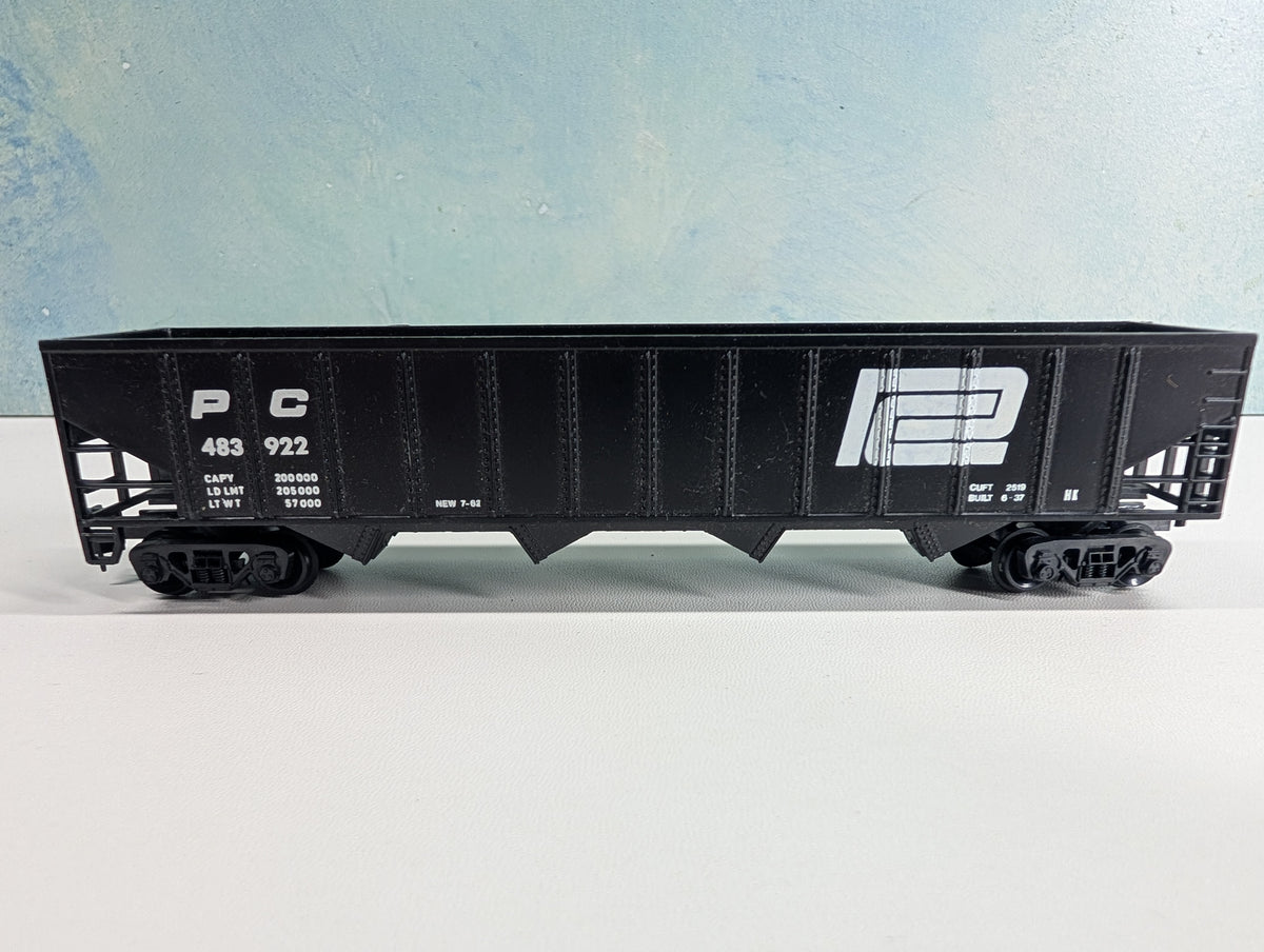 USED AHM HO Scale 4 Bay 50' Hopper Penn Central PC #483922