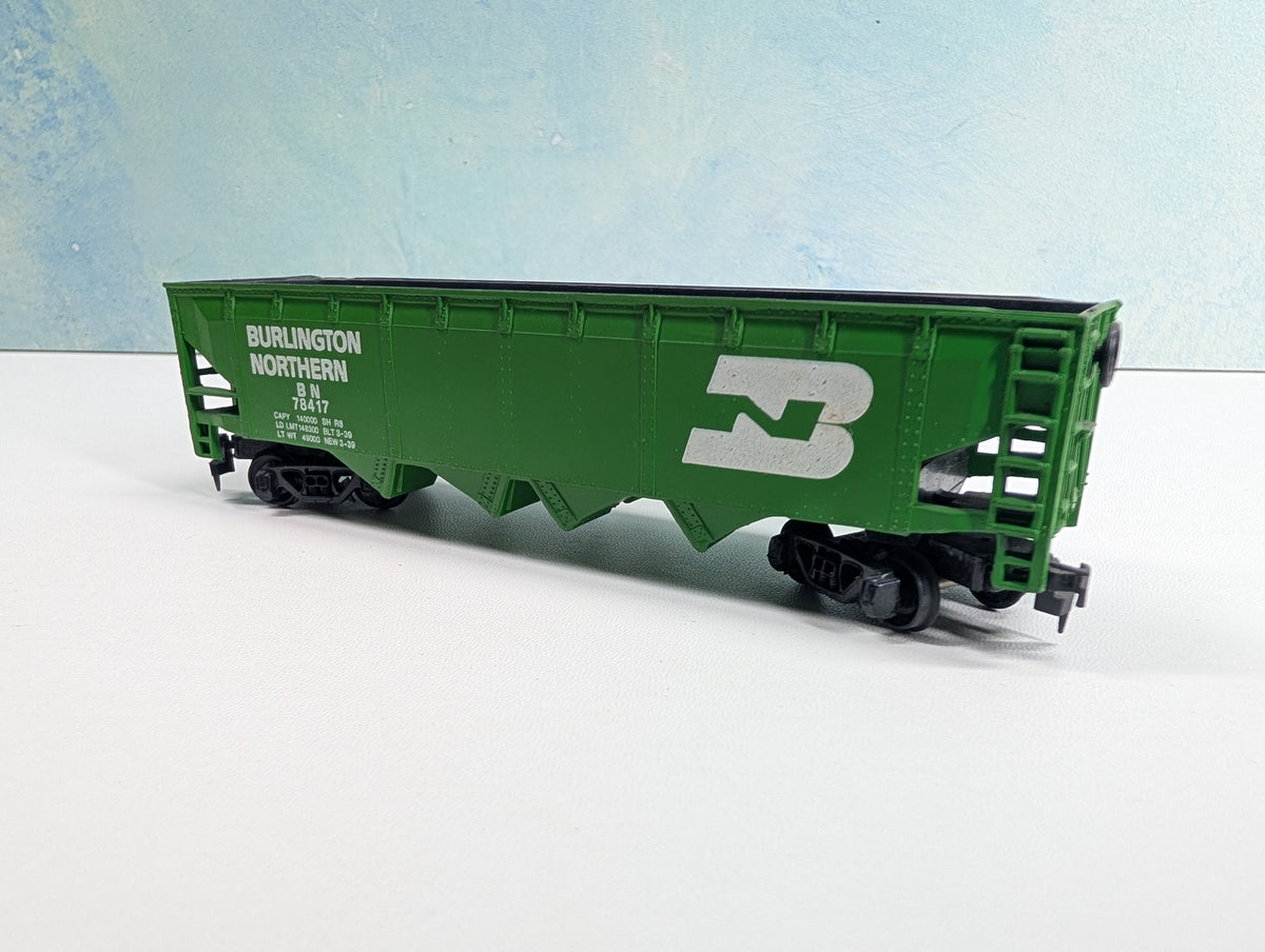 USED Lionel HO Scale Quad Hopper Burlington Northern BN #78417