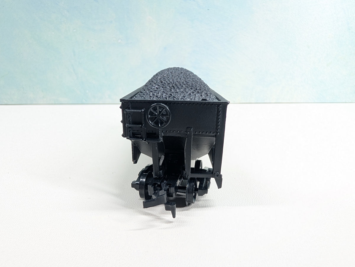 USED Life-Like HO Scale 2 Bay Hopper w/ Coal Baltimore and Ohio B&O #324449