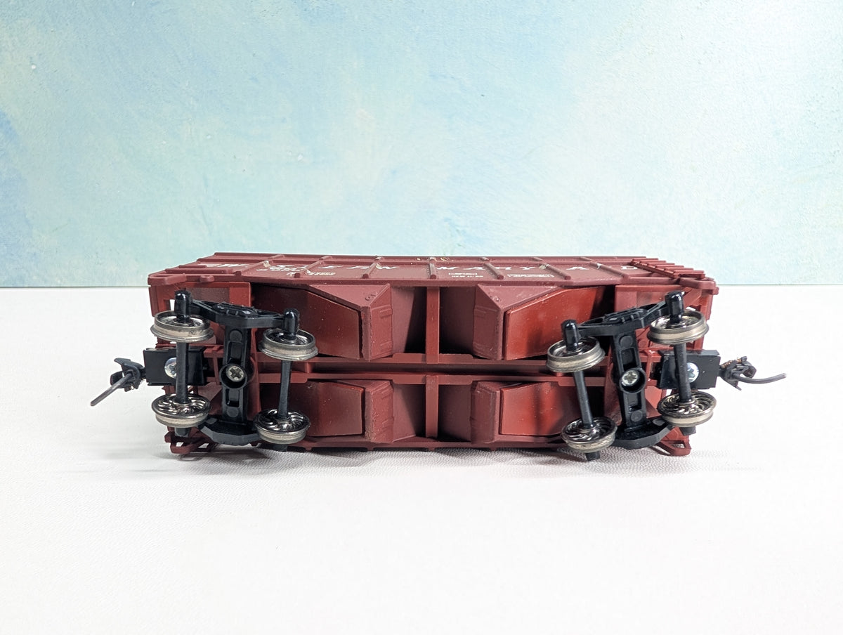 USED Stewart Hobbies HO Scale 2 Bay Extended Height Hopper w/ Load Western Maryland WM #2909 Metal Wheels