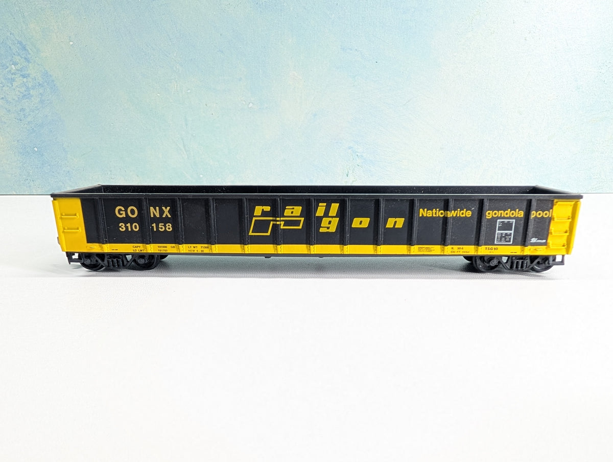 USED Roundhouse HO Scale 50' Gondola Railgon GONX #310158
