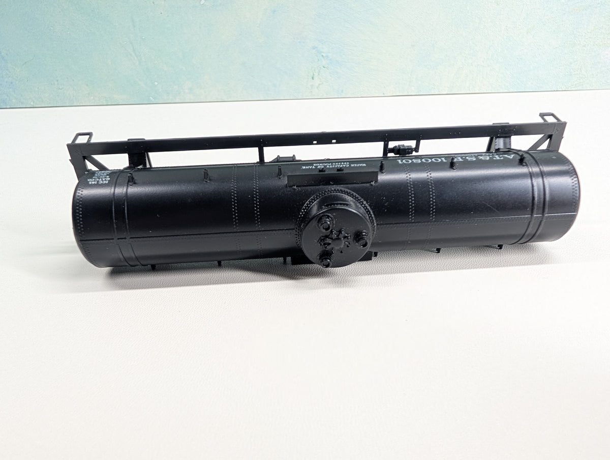 USED Athearn HO Scale Single Dome Tank Car Santa Fe ATSF #100801 Started KIT