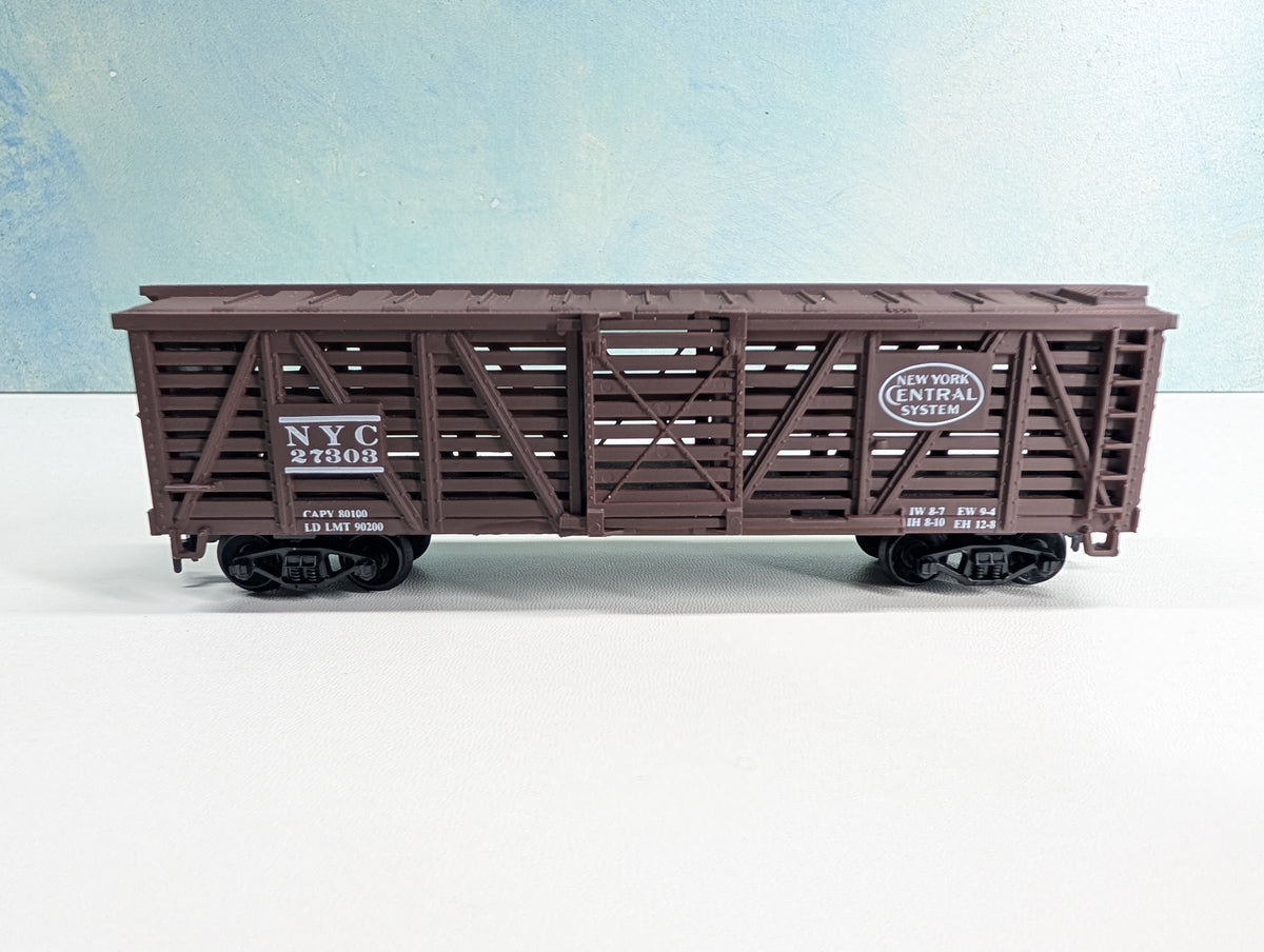USED Life-Like HO Scale 40' Stock Car New York Central NYC #27303