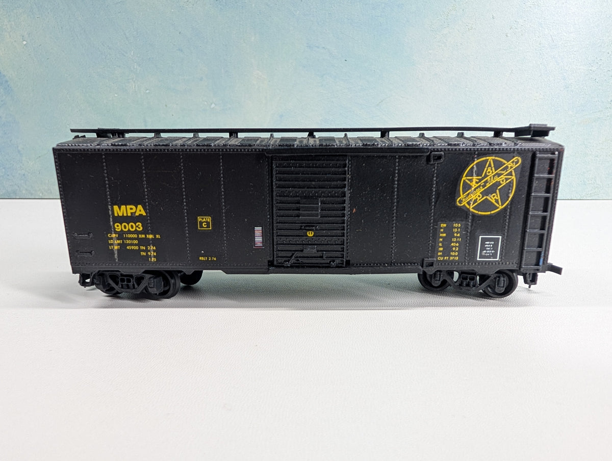 USED Lionel HO Scale 40' Box Car Maryland & Pennsylvania MPA #9003