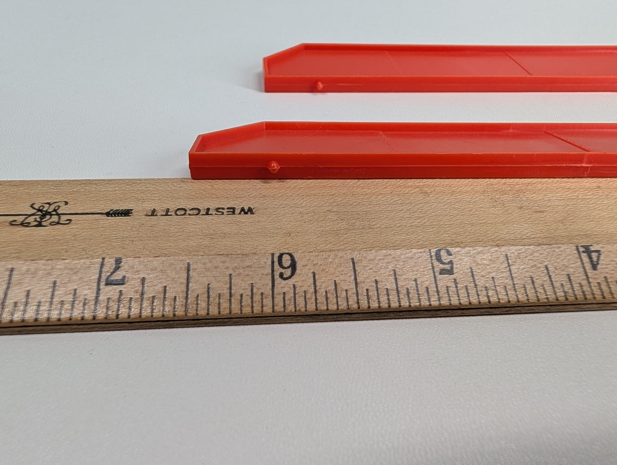 USED HO Scale 48' Girder Bridge Loads, Orange (2 pcs)