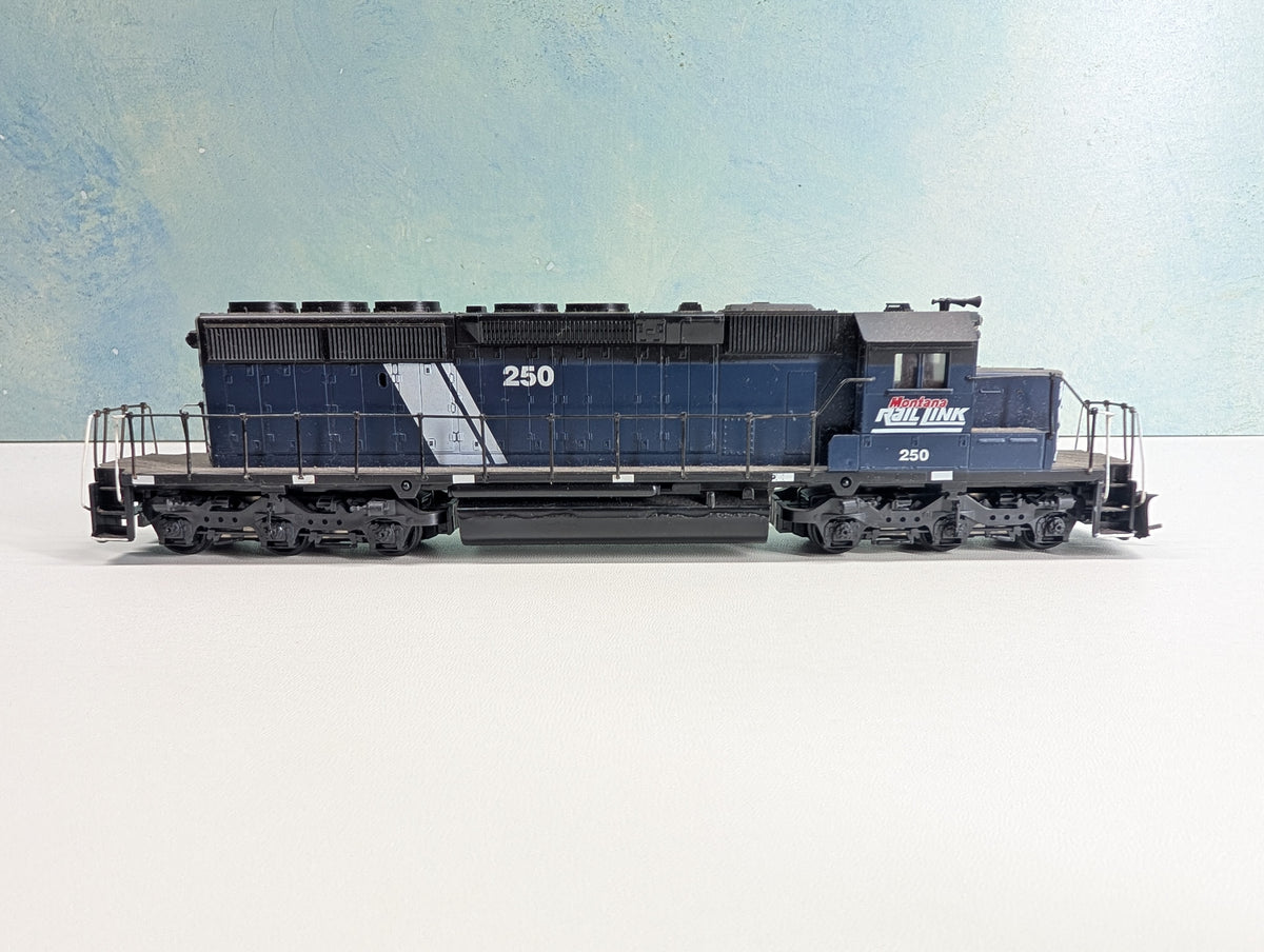 USED Athearn HO Scale SD40-2 Diesel Locomotive Montana Rail Link #250 Non-Powered