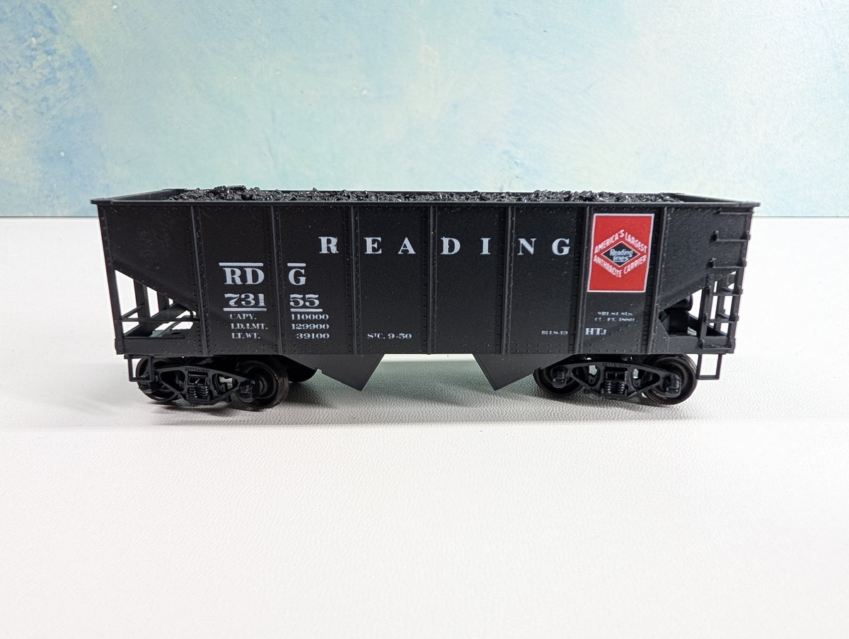 USED Accurail 2509 HO Scale USRA 55 Ton Hopper w/ Coal Load Reading RDG #73155