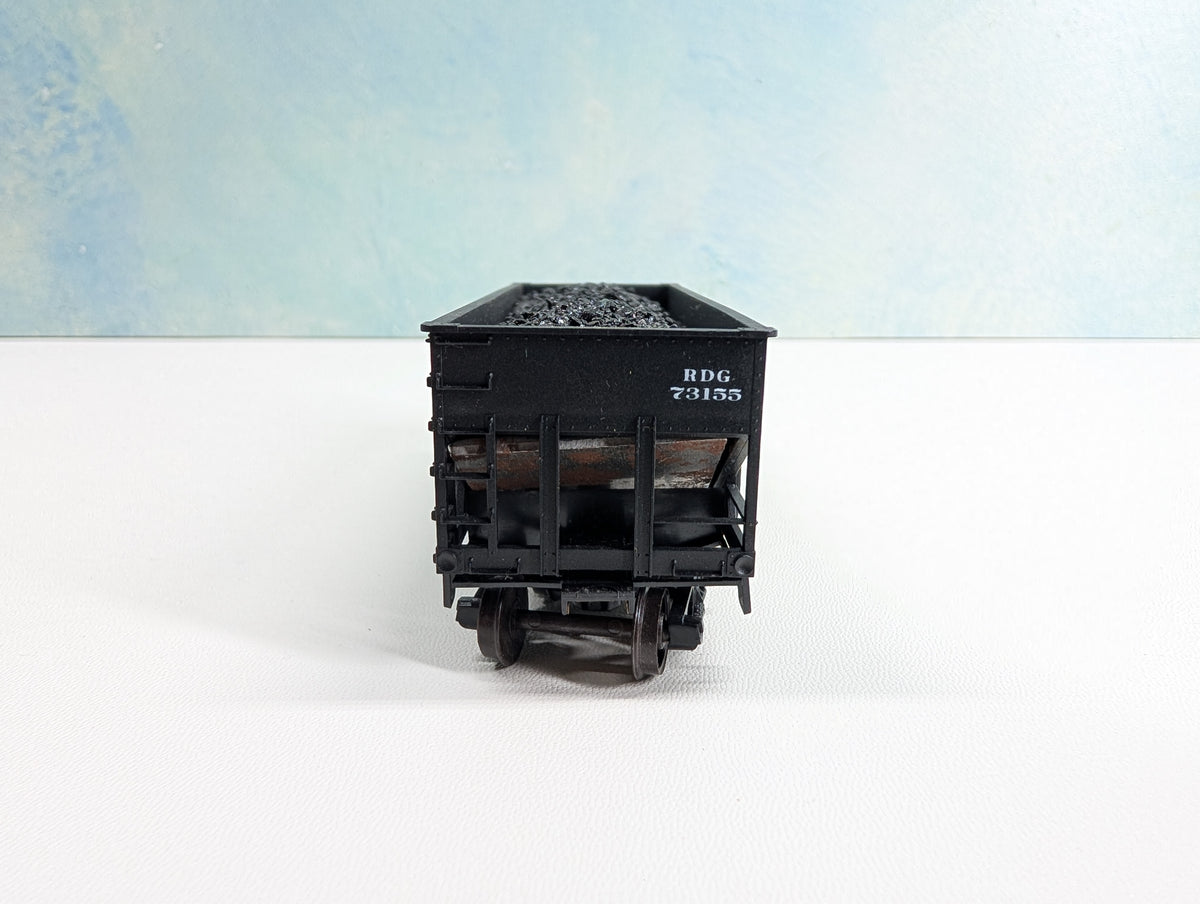 USED Accurail 2509 HO Scale USRA 55 Ton Hopper w/ Coal Load Reading RDG #73155