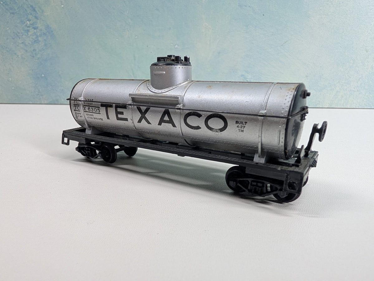 USED HO Scale Single Dome Tank Car Texaco TCX #6305