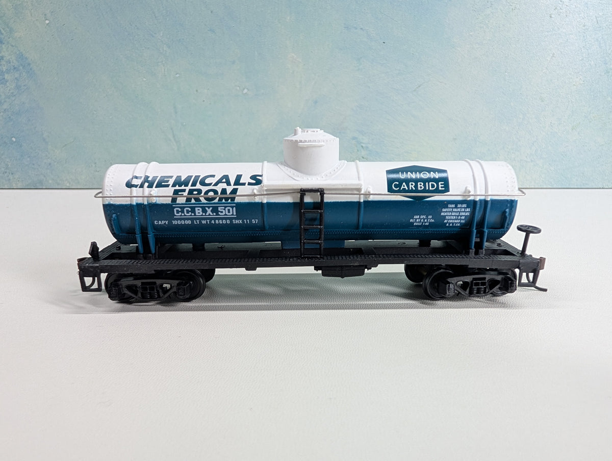 USED Mantua HO Scale Single Dome Tank Car Union Carbide CCBX #501