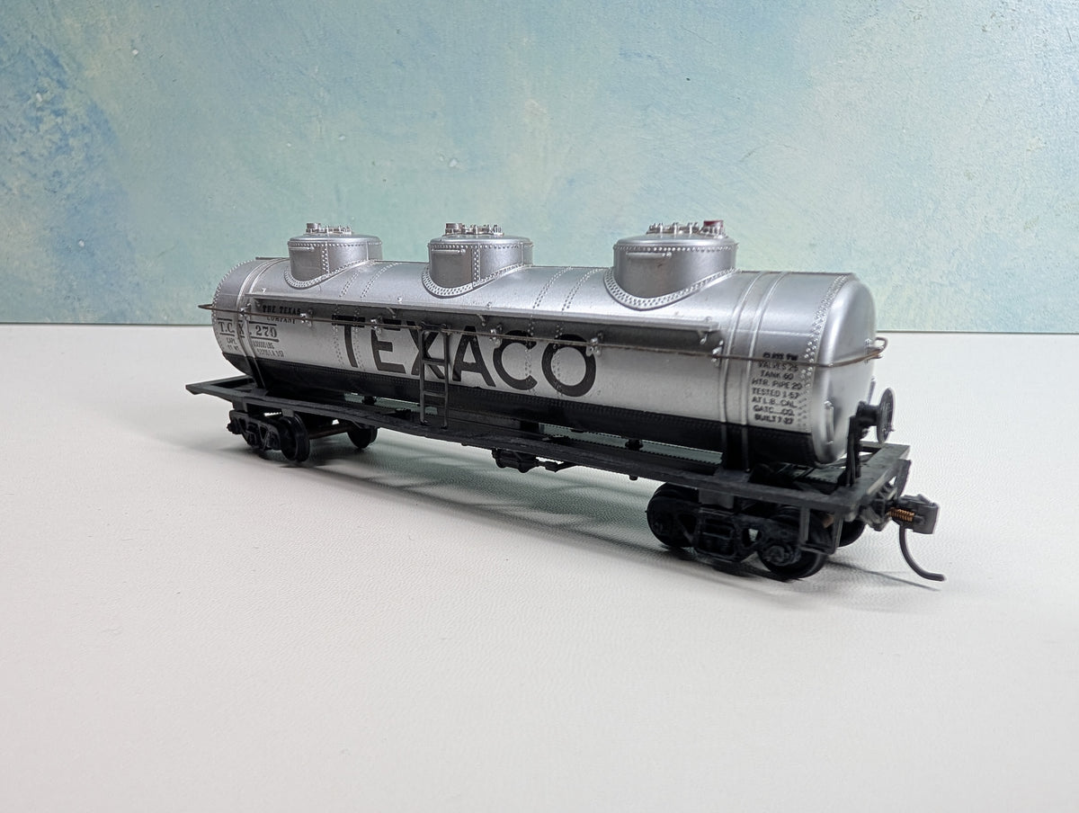 USED Athearn HO Scale Triple Dome Tank Car Texaco TCX #279
