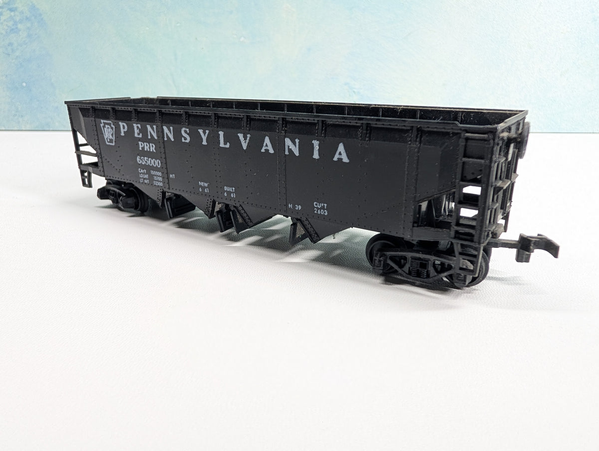 USED HO Scale Operating Quad Hopper Pennsylvania PRR #665000