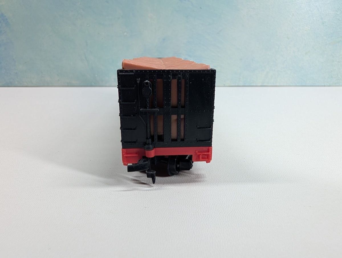 USED Tyco HO Scale Bulkhead Flat Car Southern #4365