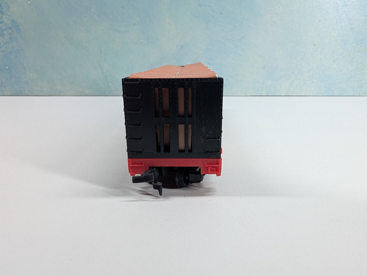 USED Tyco HO Scale Bulkhead Flat Car Southern #4365