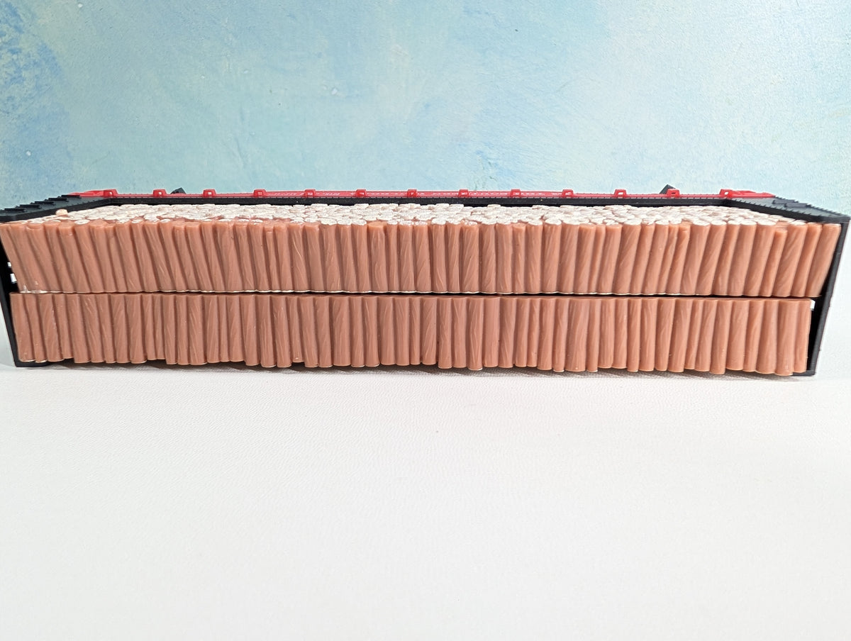 USED Tyco HO Scale Bulkhead Flat Car Southern #4365