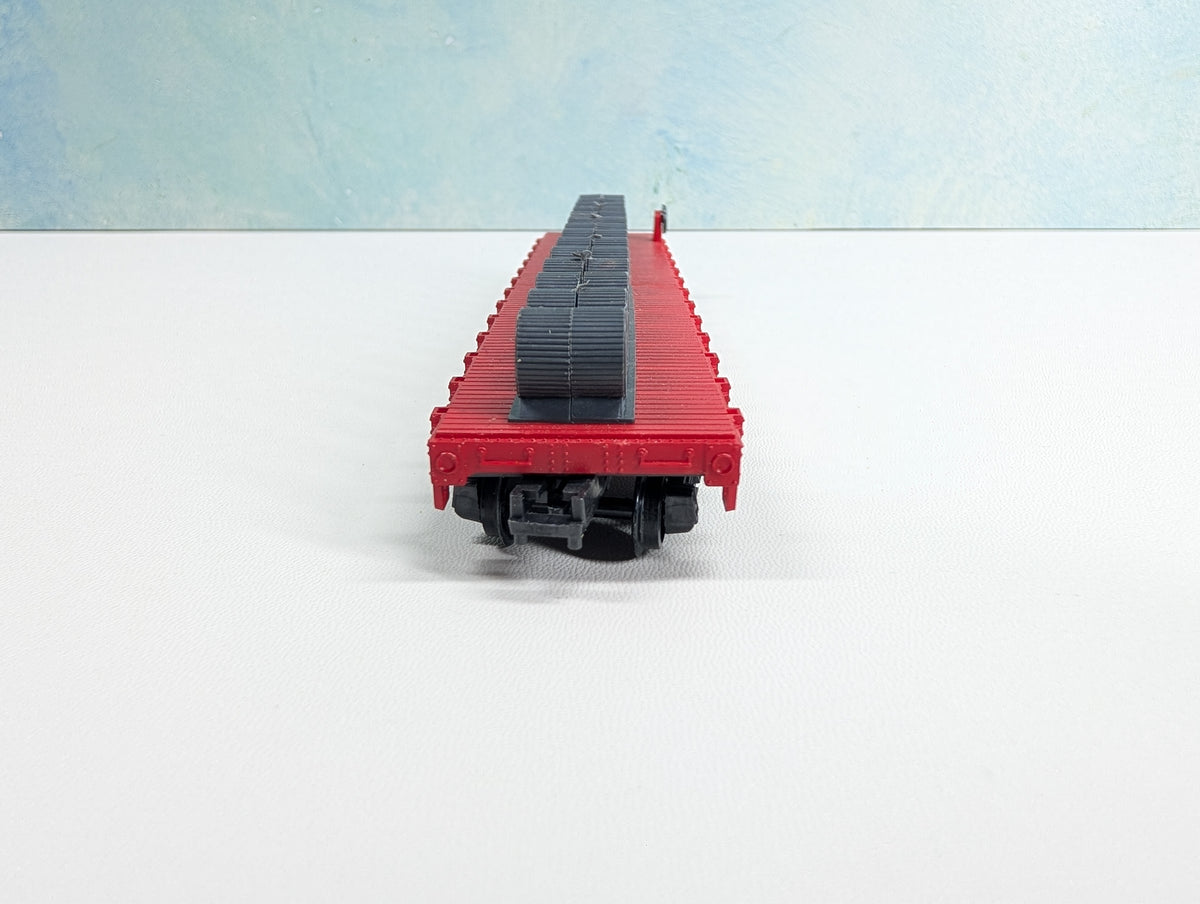 USED HO Scale 50' Flat Car w/ Load Southern #4365