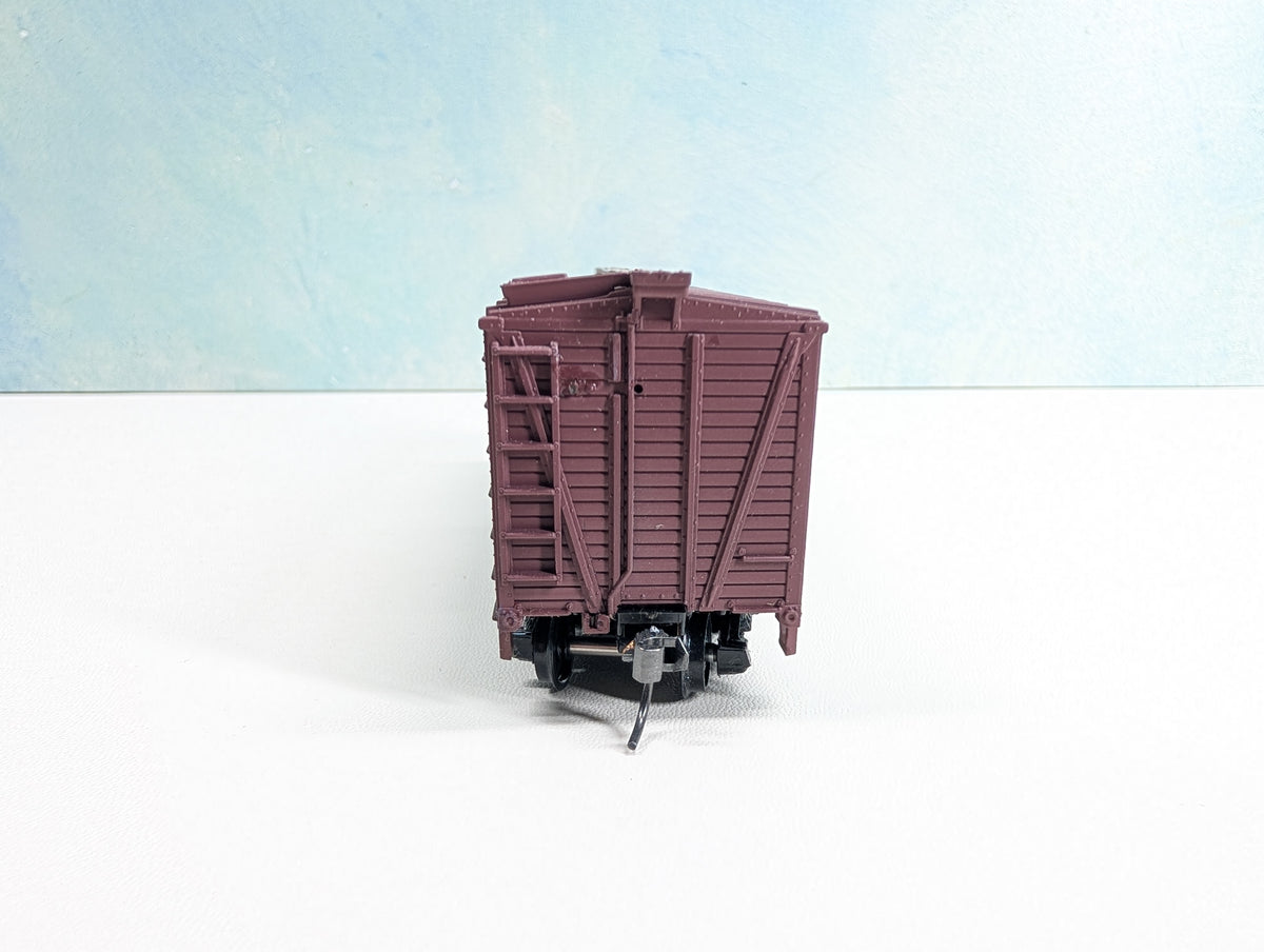 USED TRAIN MINIATURE HO Scale 40' Wood Box Car, Tobacco Series Bull Durham WTB #75