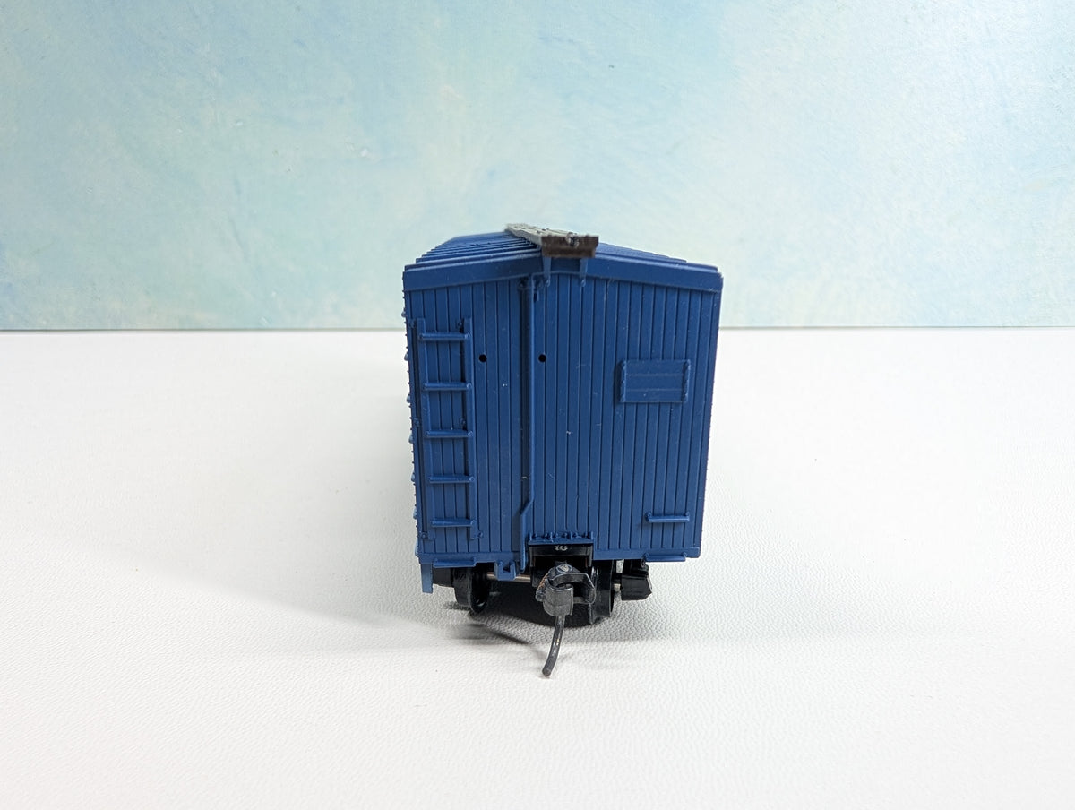USED TRAIN MINIATURE HO Scale 40' Wood Box Car, Tobacco Series Bugler B&W #2013