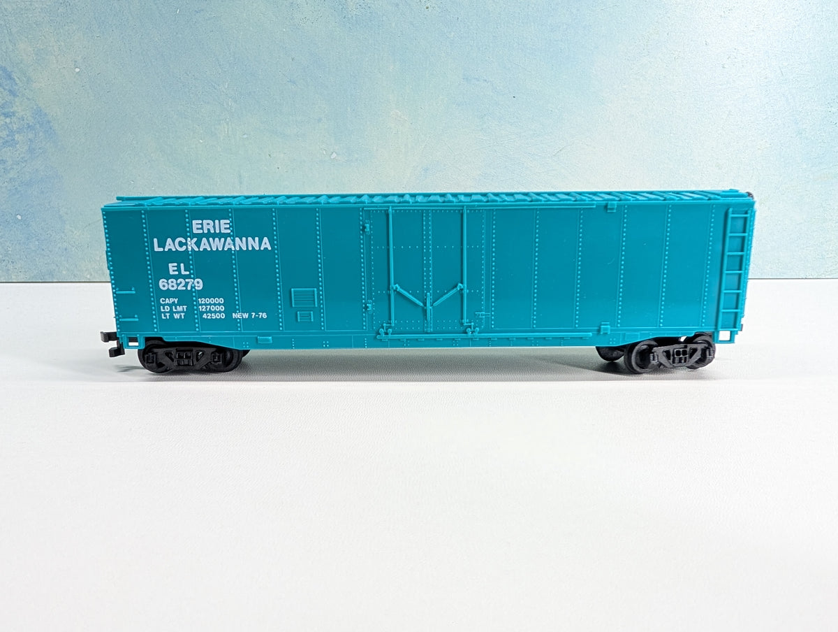 USED Bachmann HO Scale 50' Box Car Erie Lackawanna EL #68279