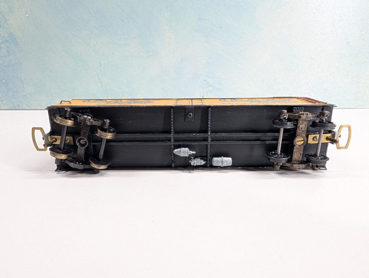 USED HO Scale 40' Box Car, Metal Crazy Crystals Water ART #546