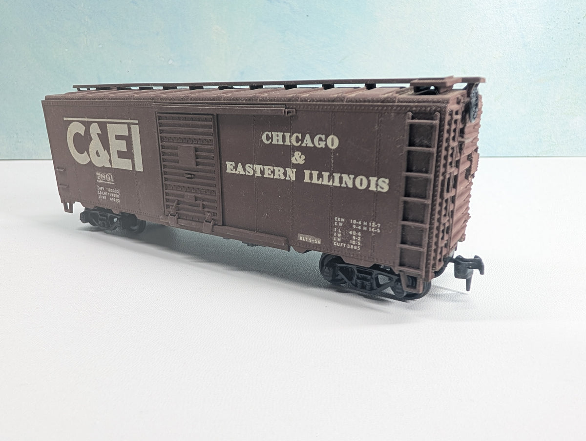 USED Athearn HO Scale 40' Box Car Chicago & Eastern Illinois C&EI #7891