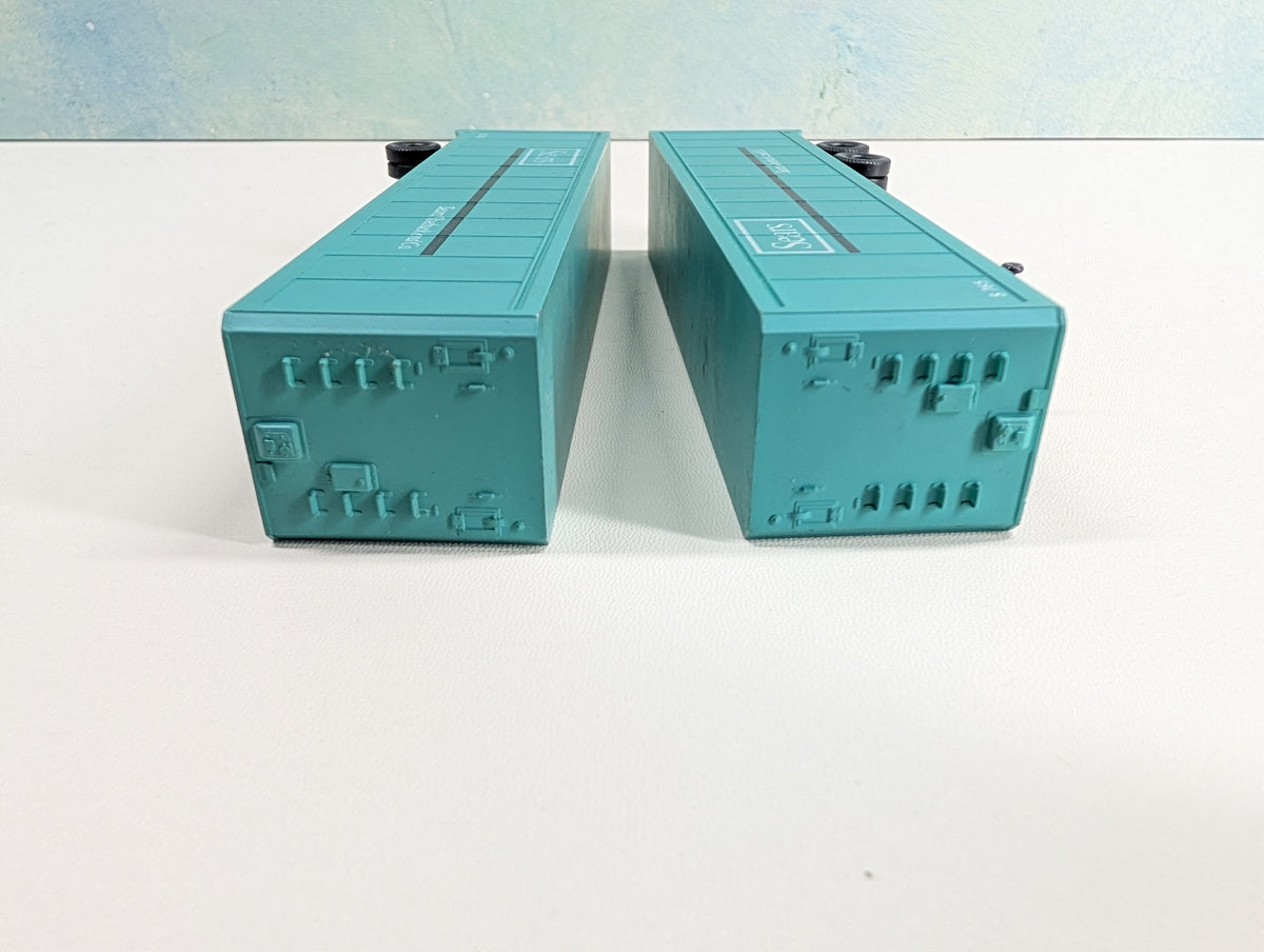 USED Cox HO Scale 40' Trailers Sears #S765 RARE (2 pcs)