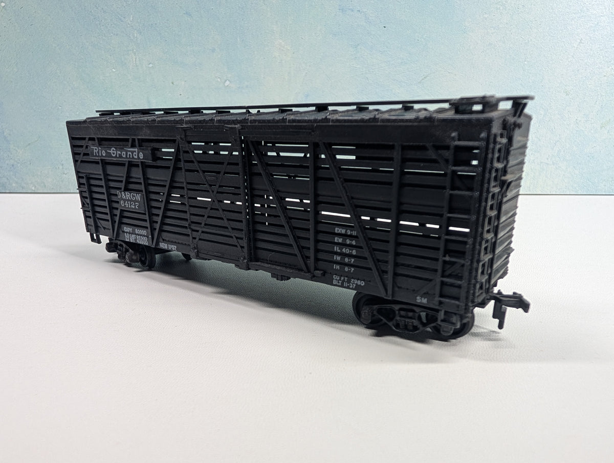 USED Athearn HO Scale 40' Cattle Stock Car Rio Grande D&RGW #64127