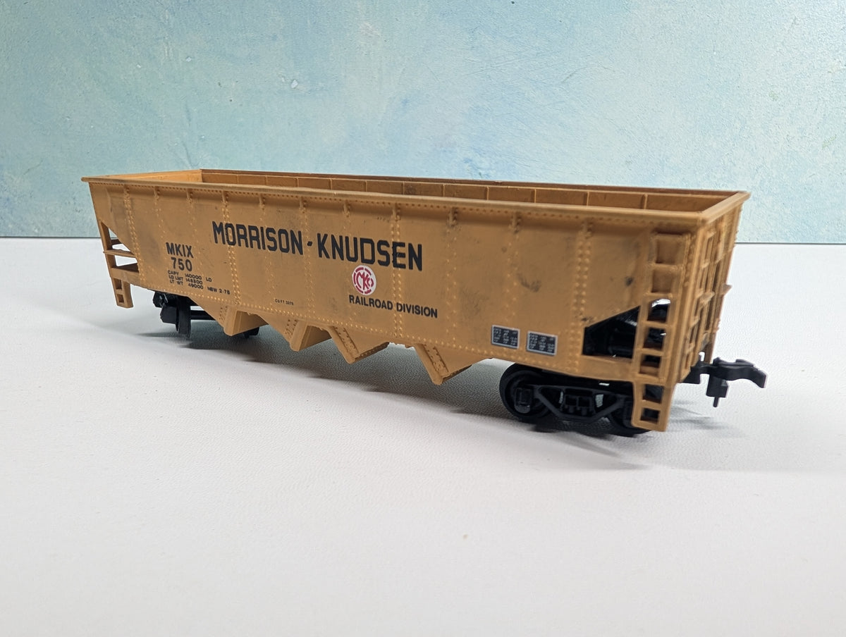 USED Bachmann HO Scale Quad Hopper Morrison Knudsen MKIX #750