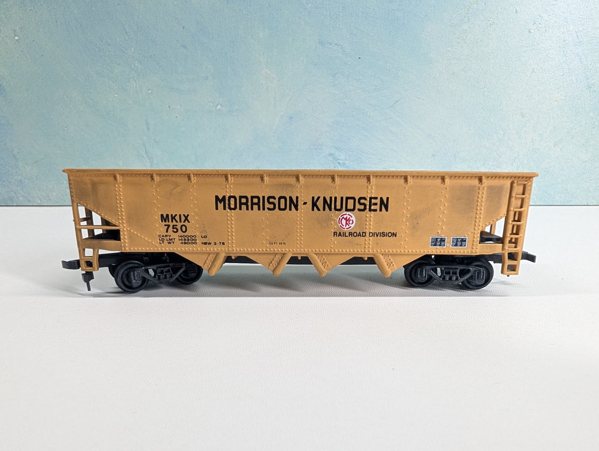 USED Bachmann HO Scale Quad Hopper Morrison Knudsen MKIX #750