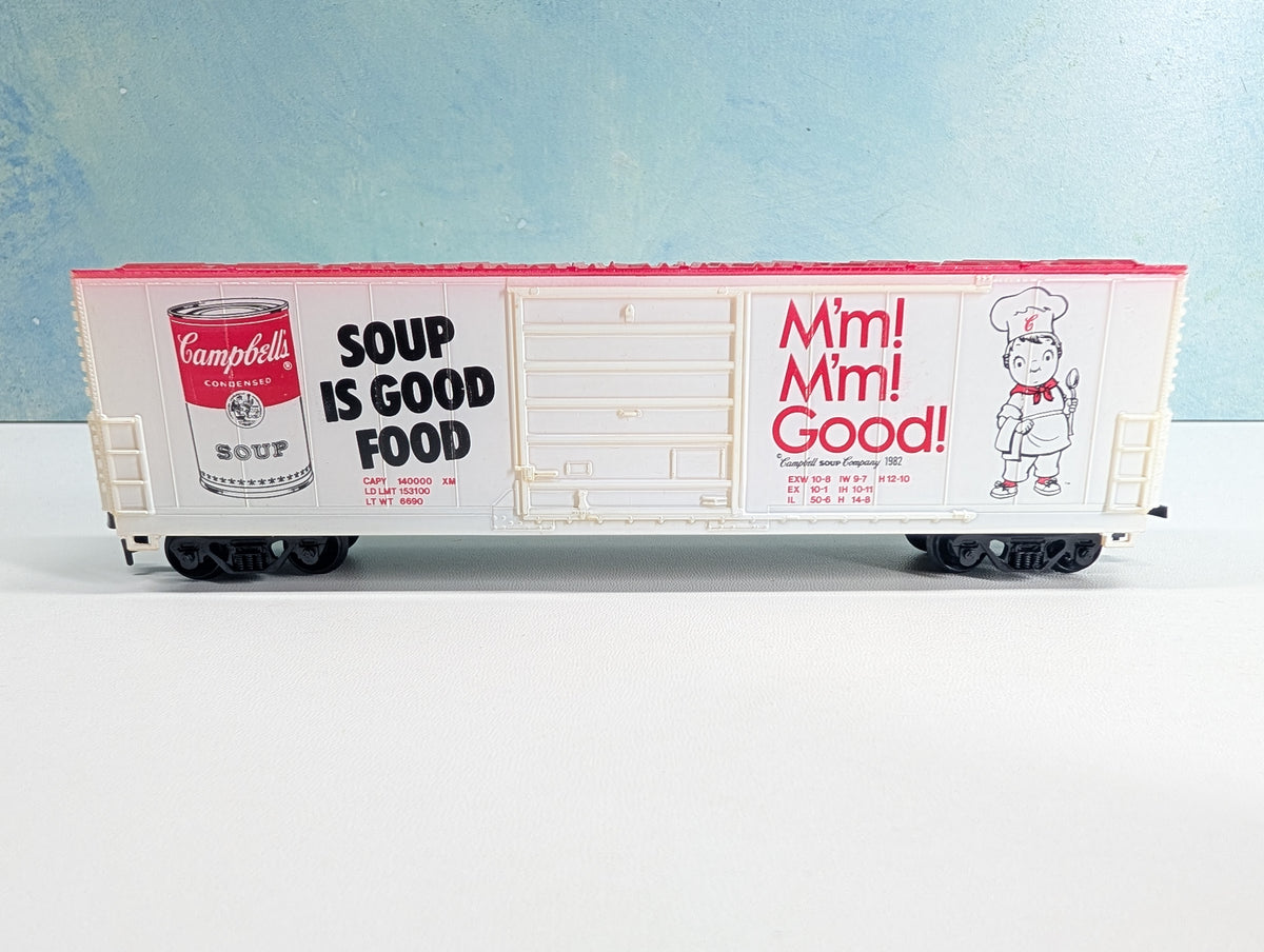 USED Life-Like HO Scale 50' SD Box Car Cambell's Soup Campbell's