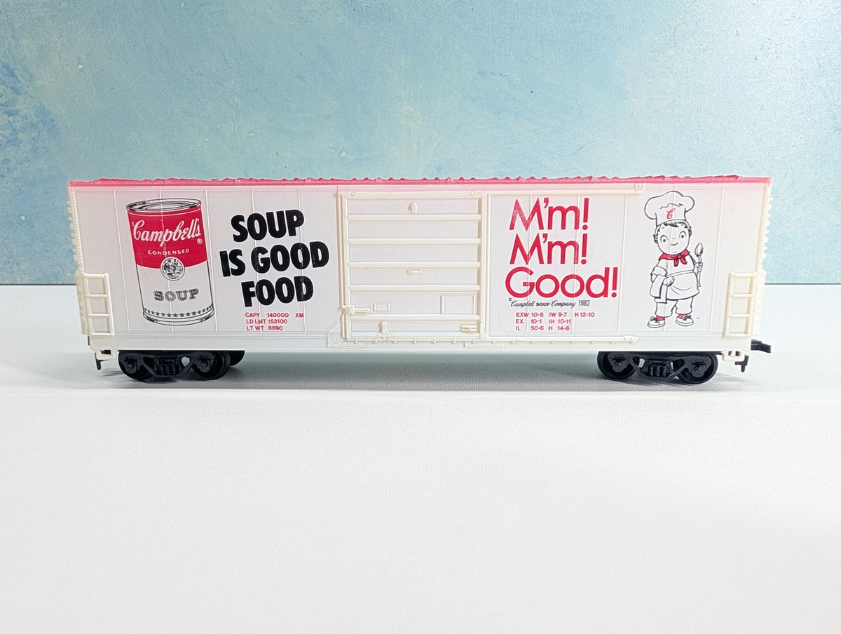 USED Life-Like HO Scale 50' SD Box Car Cambell's Soup Campbell's
