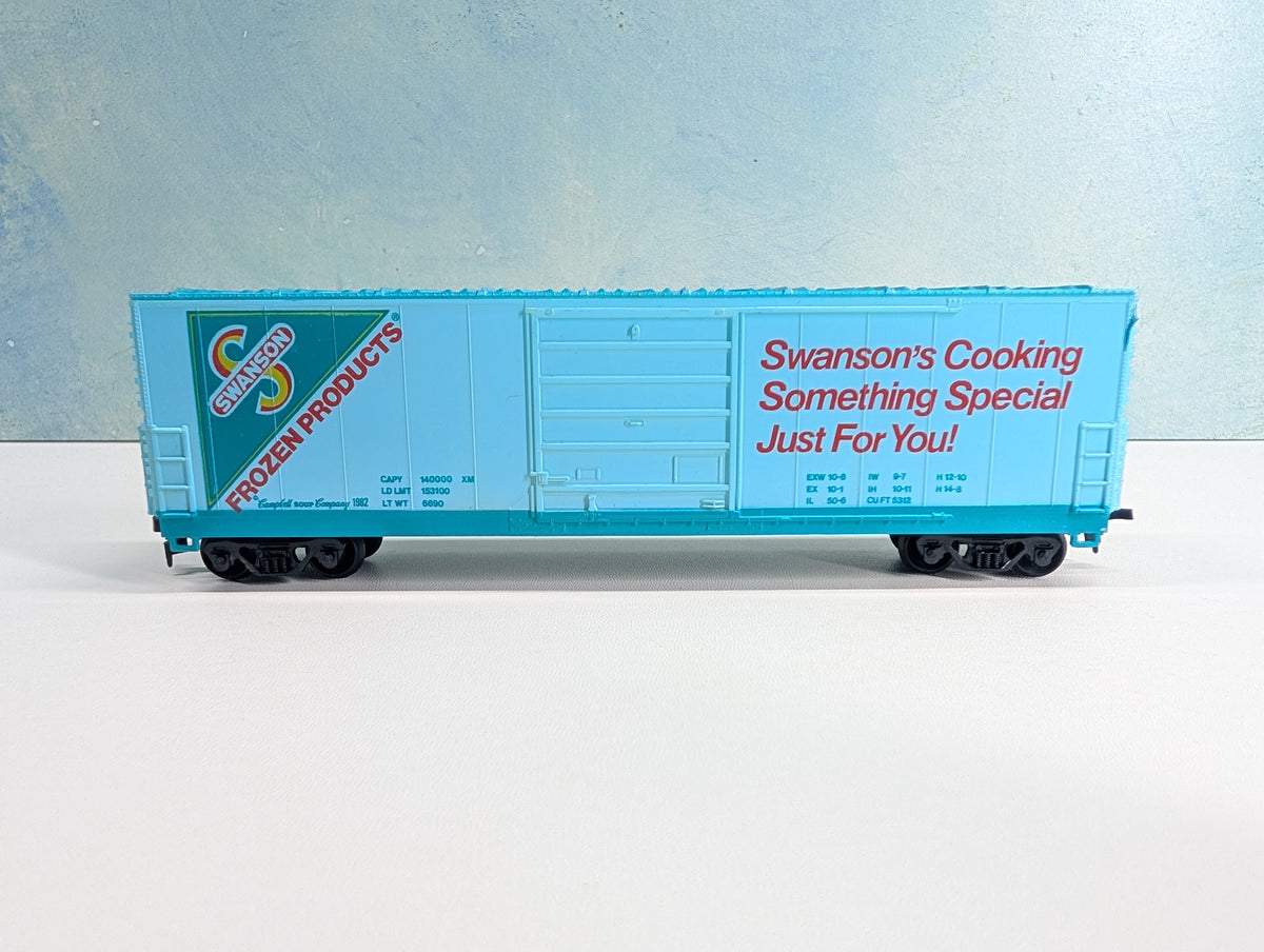 USED Life-Like HO Scale 50' SD Box Car Swanson's Frozen Campbell's
