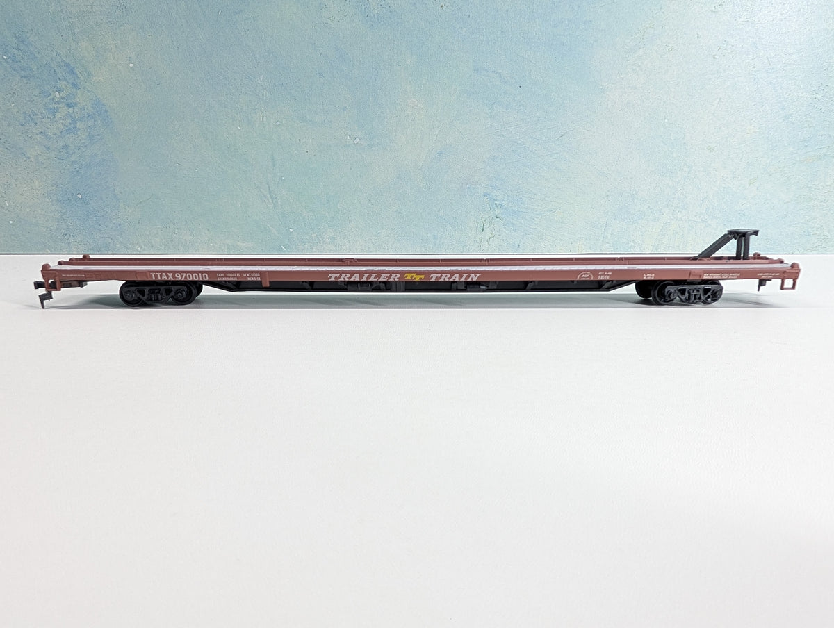 USED Athearn HO Scale 85' Flat Car Trailer Train TTAX #970010