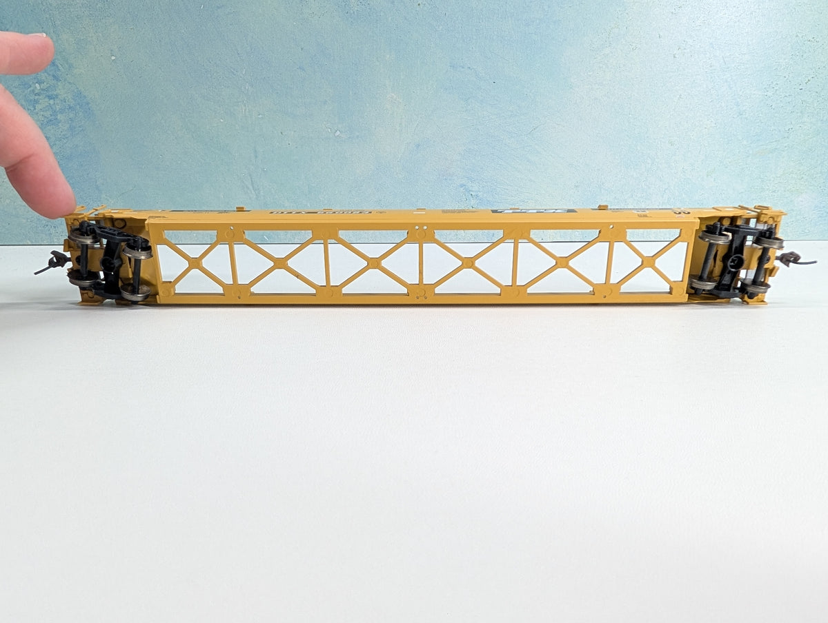 USED Athearn 91098 HO Scale 56' Well Car Trailer Train DTTX #560083 Metal Wheels