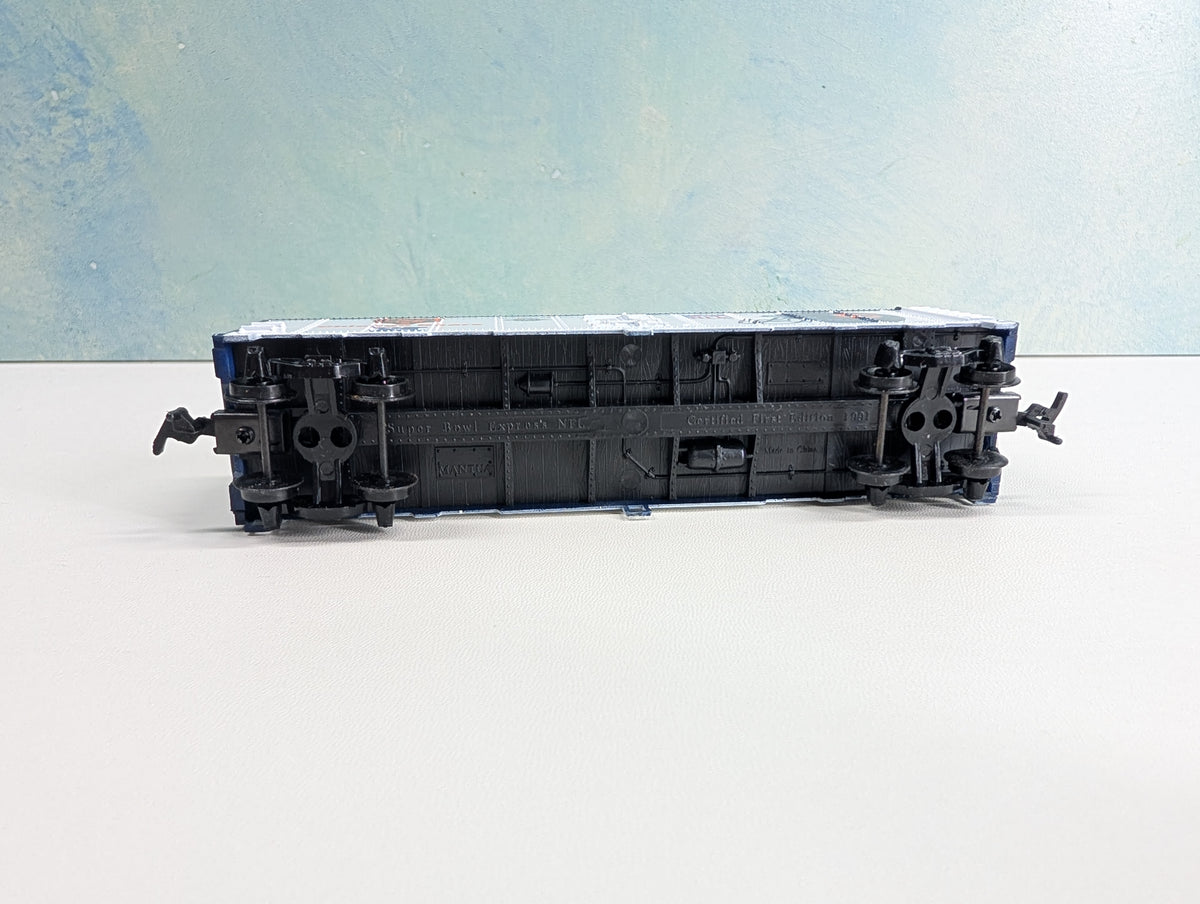 USED Mantua HO Scale Super Bowl Express 40' Box Car Chicago Bears