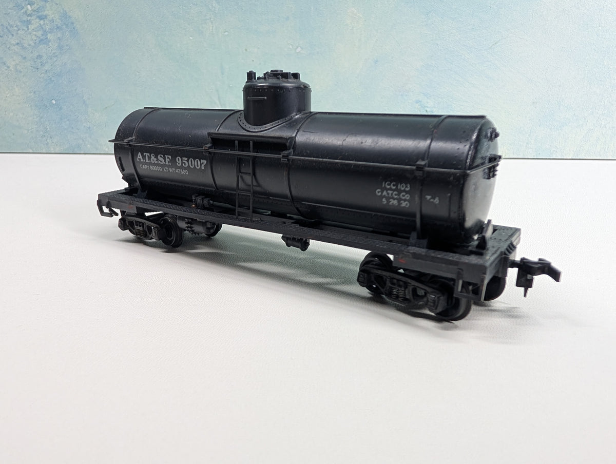 USED Varney HO Scale Single Dome Tank Car Santa Fe ATSF #95007