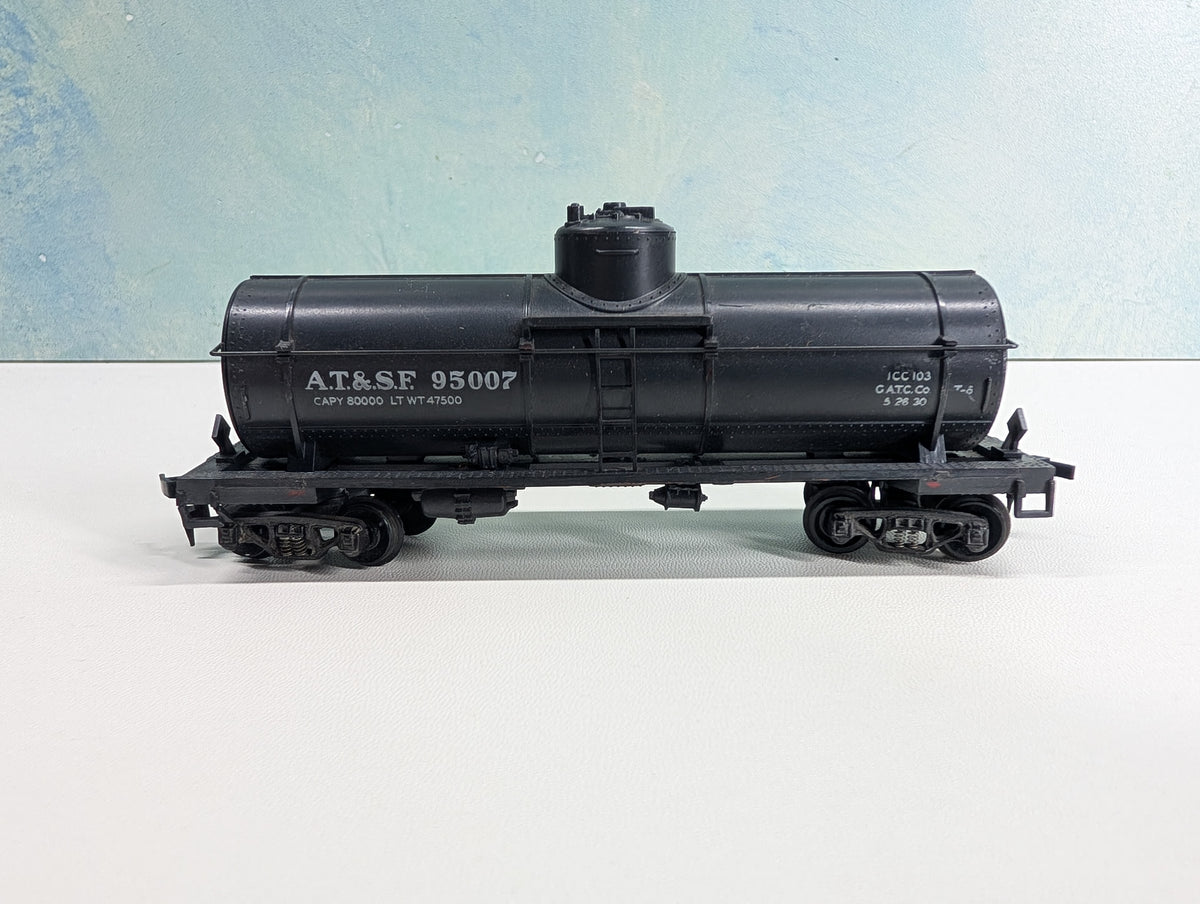 USED Varney HO Scale Single Dome Tank Car Santa Fe ATSF #95007