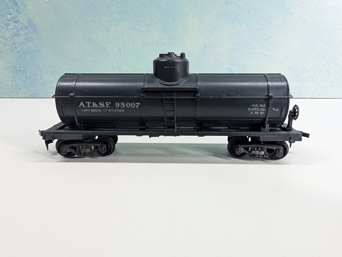 USED Varney HO Scale Single Dome Tank Car Santa Fe ATSF #95007