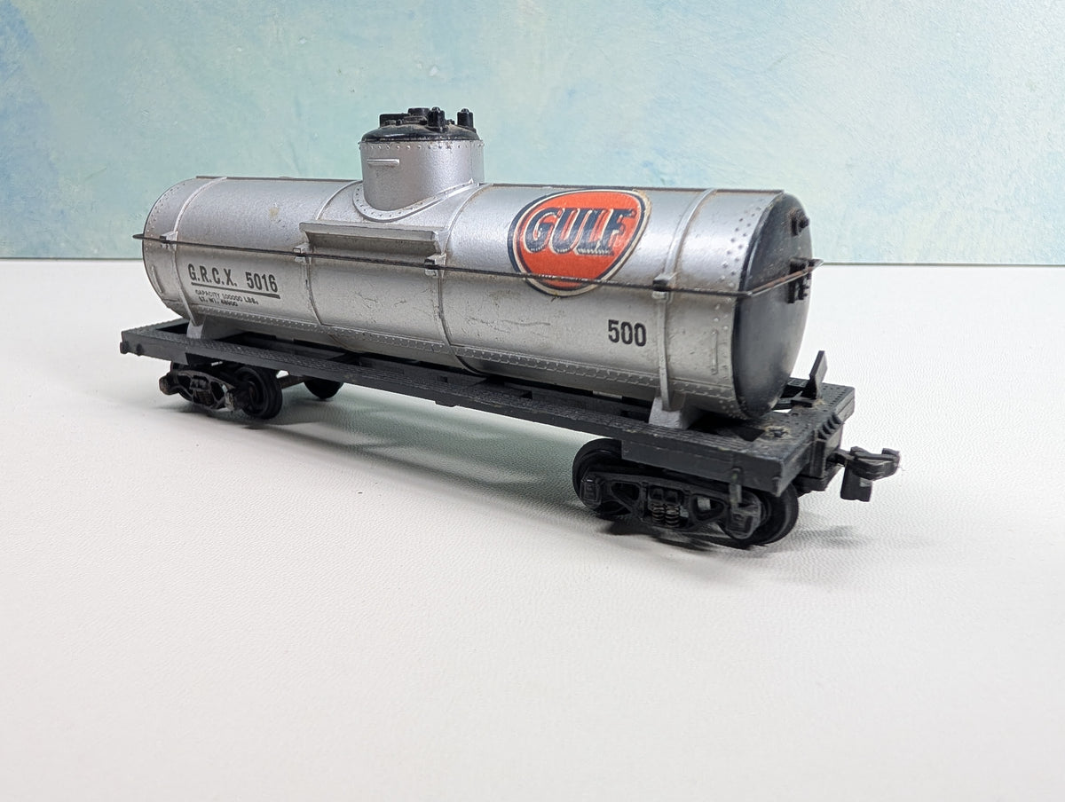 USED Varney HO Scale Single Dome Tank Car Gulf GRCX #5016