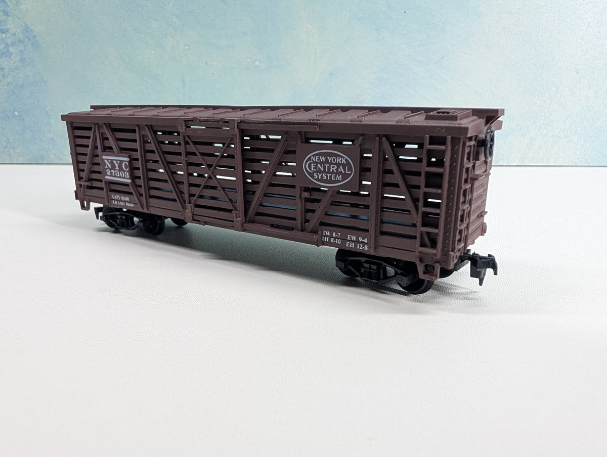 USED Life-Like HO Scale Cattle Stock Car New York Central NYC #27303