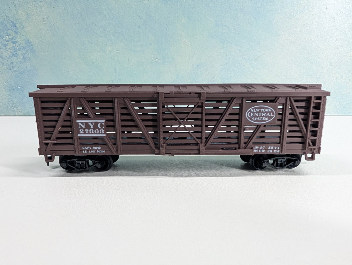 USED Life-Like HO Scale Cattle Stock Car New York Central NYC #27303